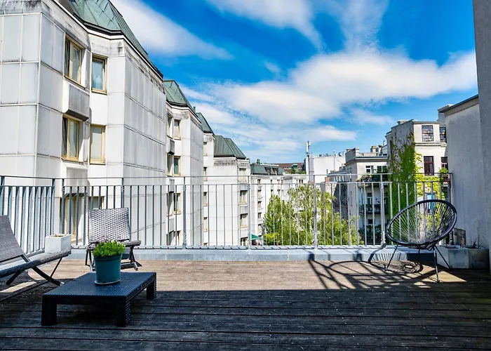 Panorama Rooftop Terrace I 3 Min To Mariahilferstrasse דירה *